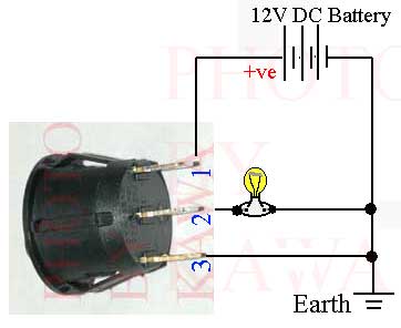 240x Rkrbludot Blue Dot 12v Rocker Switch