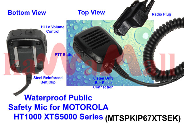 For Motorola MIC Speaker HT1000 HT2000 JT1000 PR1500 GP900 GP1200 GP9000 XTS5000 