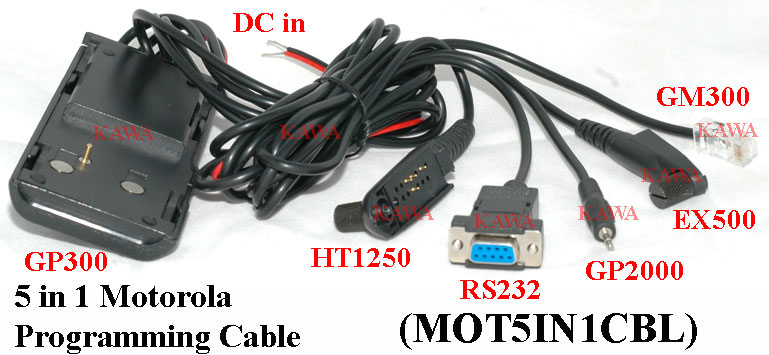 USB Programming Cable for Mobile Radio MOTOROLA CM340 M400 M206 M208 PRO5100 
