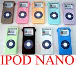 Light BLUE TOUGH SKIN COVER CASE for IPOD NANO 2GB 4GB  