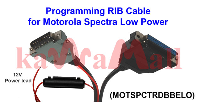 Programming RIB Cable for Motorola Spectra Low Power  